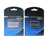 Baxnore Professional Error 2029 Têtes de rechange pour tête de coupe pour RSCW 360 électrique pour le rasage à domicile et en voyage, léger et portable, lot de 2 avec filet de coup