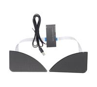 Baxnore Programmable LED Sign APP Control 32x64 Dots Scrolling Flexible Digital Signs Eye Shaped for Car Backpack Ultra Bright Customizable Display for Outdoor Events and Parties