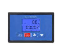 Baxnore PWM DC Motor Speed Controller Digital LCD Display 30A 6.5V 55V Brush Motor Regulator with Cycle Timer for Industrial Machines DIY Robotics 116x76x30mm