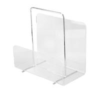 Baxnore Rack en acrylique Transparent Premium Acrylique Fichier Livre Organisateur Solution de stockage élégant pour Office Home Réception Centre éducatif Durable Léger 30cm x 29cm