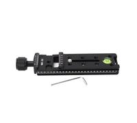 Baxnore Rail de caméra Coulissant nodal, Pince de Plaque à dégagement Rapide de 150 mm avec Trou de vis de 1/4 po, Niveau à Bulle intégré, Compatible pour la Photographie Macro pan