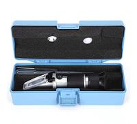 Baxnore Réfractomètre à vin à double échelle, haute précision 0 40% Brix, équipement de mesure de liquide pour la vinification, le brassage, matériau en aluminium
