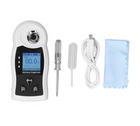 Baxnore Réfractomètre Brix numérique professionnel, compteur de teneur en sucre hautement automatique pour le brassage, la vinification, les tests alimentaires, conception portable (je serai soumis)