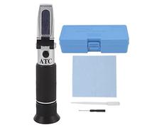 Baxnore Réfractomètre de salinité Portable Refractomètre Optique à Main Mesure Rapide et Rapide pour Le kit Complet en Plastique Aquarium d'eau de mer 17.2x4x4cm