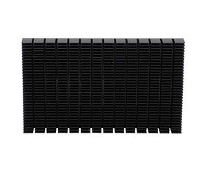 Baxnore Refroidisseur de dissipateur de Chaleur en Aluminium, Carte de radiateur Multi-Fins avec conductivité pour Le Refroidissement électronique des Composants d'alimentation CPU