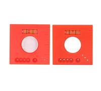 Baxnore Règle de décalage de marques de garniture, guide de coupe professionnel à 45 degrés, outil de marquage de ligne parallèle pour l'installation de portes et fenêtres, travaux