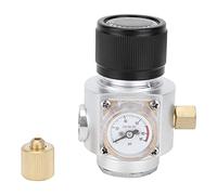 Baxnore Régulateur de CO2 Réducteur de pression 0 90PSI Kit de brassage à domicile d'eau gazeuse en acier inoxydable pour la fabrication de soda à la bière Interface 3/8 pouces Con