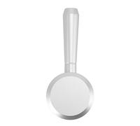 Baxnore Remplacement du levier de vapeur en alliage en aluminium, accessoire de conversion de la machine à café pour la poignée de vapeur de sauvegarde de main-d'œuvre sans démonta (noir) (argenté)