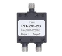 Baxnore Répartiteur de puissance SMA répartiteur RF 2 voies 2 à 8 GHz faible perte haute isolation répartiteur de puissance microruban pour système d'antenne mesure micro-ondes aci