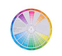 Baxnore Roue chromatique Guide de mélange de couleurs de pigments 23 cm de diamètre pour artistes peintres artisans intérieur graphique jardin paysagiste papier 9,1 pouces