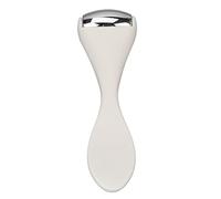 Baxnore Rouleau métallique pour le visage en acier inoxydable, Mini rouleau de glace en métal blanc pour les yeux, resserre la peau pour le visage et le corps, Massage en métal ABS