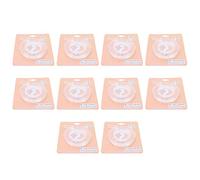 Baxnore Ruban à double face 10pcs lavable réutilisable réutilisable transparent adhésif ruban de montage fort élastique collant non pour le bureau à domicile décoration suspendue