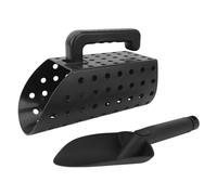 Baxnore Sable Scoop Pellet Set Lourde thend Abs Plastique Sable Sable Out Outil de creusement pour détection de métal trésor Adultes de Plage 25x10cm 400g