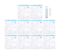 Baxnore Sacs de scellage sous vide pour sèche-filament, 10 pièces, avec extracteur de pompe à air, pour stockage de filaments d'imprimante 3D PLA, sacs en plastique réutilisables 3