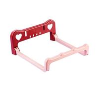 Baxnore Salle de lavabo à Suspension Murale Pliable de Rangement de Salle de Bain Pliant d'espace d'espace Organisateur de Sauvegarde pour l'évier de Cuisine Plastique Blanc 300g (Rose)