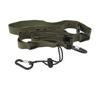 Baxnore Sangle de Rangement de Camping Polyvalente, bandoulière en Nylon Robuste avec Anneau Triangulaire antidérapant pour Organiser Le matériel de Plein air, Accessoires de Rando (Verte)