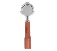 Baxnore Sans fond avec porte-café en acier inoxydable pour outil d'extraction professionnelle avec panier de filtre inclus (Branche d'acide rouge C1)