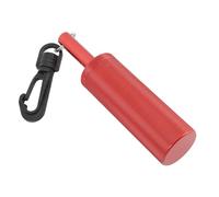 Baxnore Shaker sous-Marin, bâton de Bruit de plongée, Texture antidérapante en Aluminium, Boules en Acier, Cloche de Signal, Crochet pivotant à 360 °, hochet pour Alerte de plongée (Rouge)