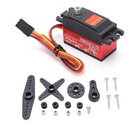 Baxnore SPG3414LV 14KG Engrenage métallique durable à couple élevé Servo Performance Mécanisme de direction Vitesse de travail de 0,09 s Faible bruit Facile à installer pour 1 10 R