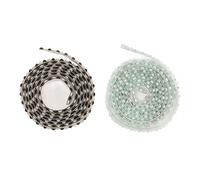 Baxnore Sticker en ruban en cristaux autocollants auto-adhésifs bandes de strass de la chaîne décorative brillante pour la décoration de fête d'anniversaire de mariage résine 6 yar