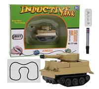 Baxnore Stylo à induction de voiture robot à ligne de dessin inductive, suivi éducatif interactif pour apprendre à jouer, cadeau créatif, plastique alimenté par batterie, paquet de (Réservoir 777-006)