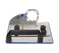 Baxnore Support d'angle Base Support réglable portable Outil de de chanfreinage à 45 degrés pour les projets de de carreaux Construction en acier inoxydable et ABS 18x14x7cm