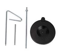 Baxnore Support de bobine de fil en métal pour machines à coudre, robuste, avec base large et stable. Accessoire de rechange pour machines à coudre. Base de 12,7 cm (5 pouces), hau