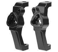 Baxnore Support de Roulette de moyeu de siège Avant C en Alliage d'aluminium, 2 pièces, pour Voitures Gen8 1/10 RC, pièces de Mise à Niveau durables usinées anodisées dures CNC (Noire)