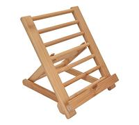 Baxnore Support de Tablette Pliable Multi-Angle Universel pour Tablette de Bureau de 4 à 13 Pouces, annuaire téléphonique, partition Musicale, Maison, Bureau, Couleur Primaire natu