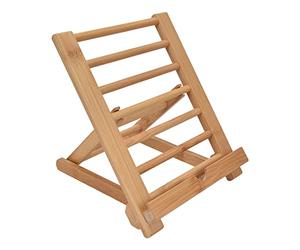 Baxnore Support de Tablette Pliable Multi-Angle Universel pour Tablette de Bureau de 4 à 13 Pouces, annuaire téléphonique, partition Musicale, Maison, Bureau, Couleur Primaire natu