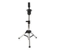 Baxnore Support de tête de formation de coiffure professionnelle support de mannequin de salon réglable trépied robuste en argent pour la pratique de la coiffure étudiants en cosmé