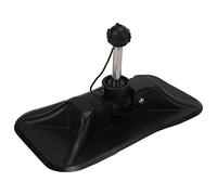 Baxnore Support Universel pour pagaies Marines en PVC de qualité supérieure, Support de Verrouillage résistant au Crochet pour Bateau Gonflable, Kayak, canoë, dériveur, Noir, 22 x