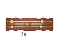 Baxnore Tableau de Bord de Billard à 2 Pistes, Design ondulé, Durable, Panneau de Fibres de densité Moyenne, Gardien de Score pour Les Jeux de Billard à la Maison, en Club, avec ma