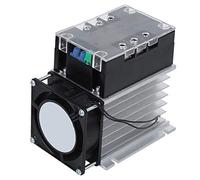 Baxnore Tableau de démarrage du Moteur, Accessoire électrique, Fond en Laiton monophasé/biphasé pour Pompe à Eau/Ventilateur (Module+radiateur)