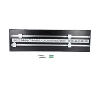 Baxnore Tableau de Score de Billard en Bois Massif fixé au Mur à 2 Pistes avec Cadre en Alliage d'aluminium pour Les Bars à Domicile, Les salles de Jeux, Un Usage Professionnel