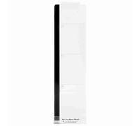 Baxnore Tableau mémo en acrylique pour écran d'ordinateur, organiseur de notes autocollantes avec support de téléphone, tableau d'affichage transparent amovible pour bureau, poste (Bon style)