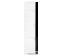 Baxnore Tableau mémo en acrylique pour écran d'ordinateur, organiseur de notes autocollantes avec support de téléphone, tableau d'affichage transparent amovible pour bureau, poste (Côté gauche)