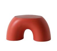Baxnore Tabouret, Tabouret en Plastique avec Base résistante, Tabouret de Pas Multifonctionnel pour la Chaussure de Salle de Bain changeant avec Conception Ergonomique (Rouge)