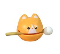 Baxnore Tambour à poisson bloc Zen, Instrument de Percussion mignon pour la méditation, soulagement du Stress, décoration de bureau, maison, ornement de bureau apaisant pour l'espr (UNE)