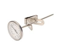 Baxnore Thermomètre de Four à sonde Thermomètre de Cuisson en Acier Inoxydable à Grand Cadran avec Pince Amovible pour la Cuisson des grillades Mesure de la température du café de