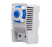 Baxnore Thermostat mécanique 0-60 °C, Interrupteur de contrôleur de température normalement Ouvert réglable pour système de Refroidissement et de Chauffage, matériau Ignifuge PC