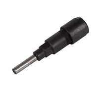 Baxnore Tielle d'extension du bit de routeur à tige 1/4 ", porte-mandrin de collège en alliage dur pour les machines à mourir de gravure, 90 mm de longueur