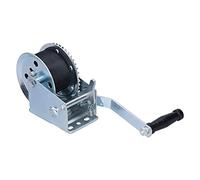 Baxnore Treuil à manivelle robuste de 1 000 lb avec sangle de 6 m, treuil manuel de remorque à câble pour véhicules tout-terrain et traction de charges lourdes, construction en aci