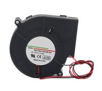 Baxnore Ventilateur de refroidissement à turbine à double roulement à billes 12 V 2,4 A haute puissance pour barbecue, camping, équipement de chauffage, ventilation de centre de do