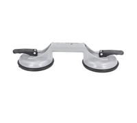Baxnore Ventouse robuste, capacité de 100 kg, double griffe, alliage d'aluminium, carrelage en verre, miroir de sol, ventouse pour matériaux de surface lisses, marbre, plastique