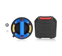 Baxnore Ventouse sous vide 8 pouces, outil de levage de verre robuste avec verrou de sécurité pour soulever des meubles en verre, pierre marbre caoutchouc bleu