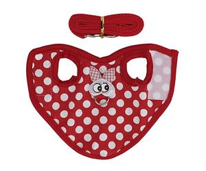 Baxnore Vêtements pour Chinchilla pour Animaux de Compagnie, Gilet Chaud d'hiver, Cochon d'Inde, Chinchilla, Petit Lapin, vêtements avec Corde de Traction, Doux et Confortable, Bus (M)