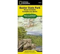 Baxter State Park Map [Mount Katahdin, Katahdin Iron Works]