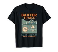 Baxter Trails Chemise Boussole Voilier Baxter State Park T-Shirt