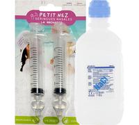 Baxter Viapack NaCl 0,9% Sérum Physiologique 1l + Petit Nez Seringues Nasales 2 Pièces Promo Pack
